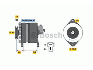 BOSCH 9 120 334 634 kintamosios srovės generatorius 
 Elektros įranga -> Kint. sr. generatorius/dalys -> Kintamosios srovės generatorius