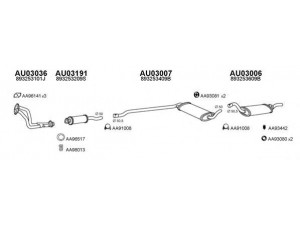 VENEPORTE 030010 išmetimo sistema 
 Išmetimo sistema -> Išmetimo sistema, visa