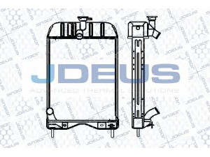 JDEUS 098M04 radiatorius, variklio aušinimas
1660499M92, 1660669M91
