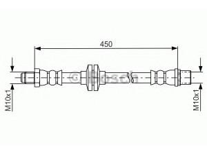 BOSCH 1 987 481 683 stabdžių žarnelė 
 Stabdžių sistema -> Stabdžių žarnelės
46 21 084 52R, 462108452R