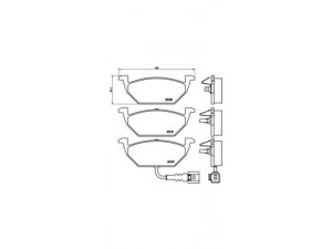 BREMBO P 85 072 stabdžių trinkelių rinkinys, diskinis stabdys 
 Techninės priežiūros dalys -> Papildomas remontas
1J0698151D, 1J0698151E, 1J0698151F