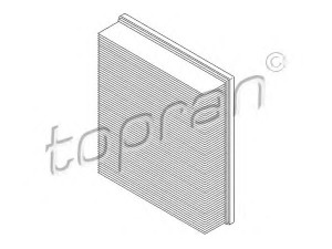 TOPRAN 109 046 oro filtras 
 Techninės priežiūros dalys -> Techninės priežiūros intervalai
003 094 75 04, 004 094 26 04, 2D0 129 620