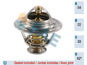 FAE 5304182 termostatas, aušinimo skystis 
 Aušinimo sistema -> Termostatas/tarpiklis -> Thermostat
8-97135-145-1, 8-98025-557-0, 1338005