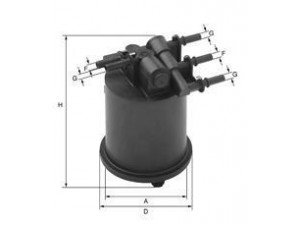 UNIFLUX FILTERS XN195 kuro filtras 
 Techninės priežiūros dalys -> Papildomas remontas
7 700 109 585, 77 00 109 585, 7700109585