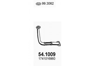 ASSO 54.1009 išleidimo kolektorius 
 Išmetimo sistema -> Išmetimo vamzdžiai
1741002140, 1741016860