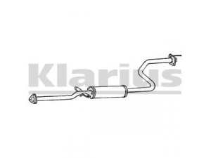 KLARIUS 260374 vidurinis duslintuvas 
 Išmetimo sistema -> Duslintuvas
18220SH3A22, 18220SH3A23