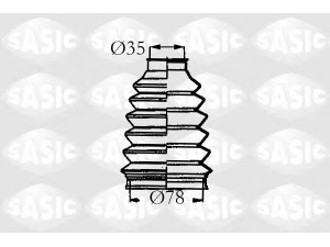 SASIC 4003457 gofruotoji membrana, kardaninis velenas 
 Ratų pavara -> Gofruotoji membrana
7701469416