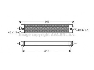 AVA QUALITY COOLING SC3023 alyvos aušintuvas, variklio alyva
1430785