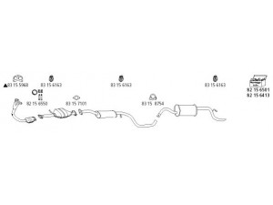 HJS Fo_243 išmetimo sistema 
 Išmetimo sistema -> Išmetimo sistema, visa