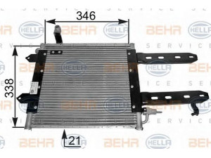 HELLA 8FC 351 037-421 kondensatorius, oro kondicionierius 
 Oro kondicionavimas -> Kondensatorius
6N0 820 413, 6N0 820 413 B, 6N0 820 413 B