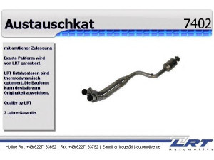 LRT 7402 katalizatoriaus keitiklis 
 Išmetimo sistema -> Katalizatoriaus keitiklis
201.490.97.19