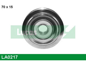 LUCAS ENGINE DRIVE LA0217 kreipiantysis skriemulys, V formos rumbuotas diržas 
 Diržinė pavara -> V formos rumbuotas diržas/komplektas -> Laisvasis/kreipiamasis skriemulys
68260940