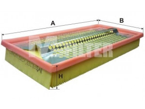MFILTER K 249 oro filtras 
 Techninės priežiūros dalys -> Techninės priežiūros intervalai
003 094 61 04
