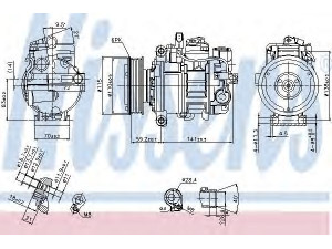 NISSENS 89384 kompresorius, oro kondicionierius 
 Oro kondicionavimas -> Kompresorius/dalys
8E0.260.805 F, 8E0.260.805 G, 8E0260805AF