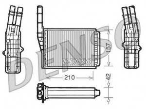 DENSO DRR23013 šilumokaitis, salono šildymas 
 Šildymas / vėdinimas -> Šilumokaitis
113310000, 113312000, 6025370900