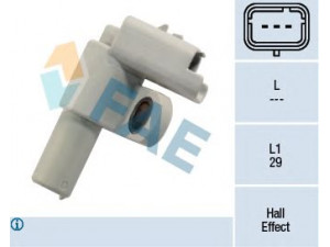 FAE 79151 RPM jutiklis, variklio valdymas; jutiklis, skirstomojo veleno padėtis 
 Elektros įranga -> Jutikliai
96.285.598, 96.285.598.80, 96.285.599