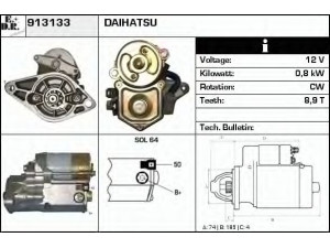 EDR 913133 starteris 
 Elektros įranga -> Starterio sistema -> Starteris
M3T40771