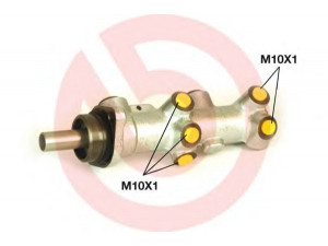 BREMBO M 61 113 pagrindinis cilindras, stabdžiai 
 Stabdžių sistema -> Pagrindinis stabdžių cilindras
9946638, 4601D2, 0204123314, 132092B
