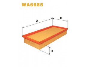 WIX FILTERS WA6685 oro filtras 
 Techninės priežiūros dalys -> Techninės priežiūros intervalai
GFE2461, PHE100540