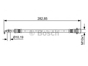 BOSCH 1 987 481 643 stabdžių žarnelė 
 Stabdžių sistema -> Stabdžių žarnelės
90947W2011, 90947W2011