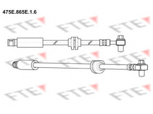FTE 475E.865E.1.6 stabdžių žarnelė 
 Stabdžių sistema -> Stabdžių žarnelės
13286610, 13327445, 20912238, 22759271