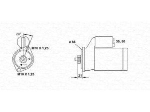MAGNETI MARELLI 943241056010 starteris 
 Elektros įranga -> Starterio sistema -> Starteris
028000465, 2810013010, 2810013031