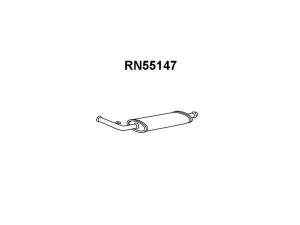 VENEPORTE RN55147 priekinis duslintuvas 
 Išmetimo sistema -> Duslintuvas
7700795004