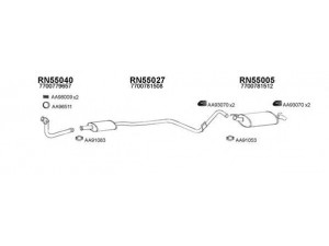 VENEPORTE 550443 išmetimo sistema 
 Išmetimo sistema -> Išmetimo sistema, visa