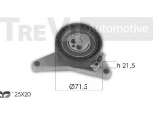 TREVI AUTOMOTIVE KD1452 paskirstymo diržo komplektas 
 Techninės priežiūros dalys -> Papildomas remontas
