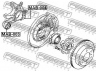 FEBEST MAB-003 įvorė, valdymo svirties montavimas 
 Ašies montavimas/vairavimo mechanizmas/ratai -> Valdymo svirtis/pasukamosios svirties sujungimas -> Montavimas/sutvirtinimas
MR418065, MR418066