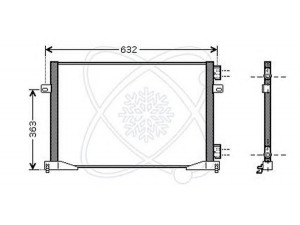 ELECTRO AUTO 30O0040 kondensatorius, oro kondicionierius 
 Oro kondicionavimas -> Kondensatorius
2765000AQ, 2765000QAG, 4408429