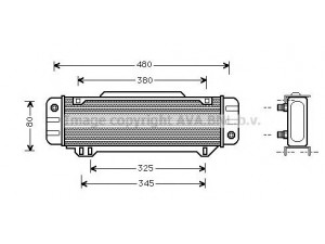AVA QUALITY COOLING MS3105 alyvos aušintuvas, variklio alyva
03.222