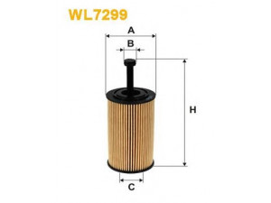 WIX FILTERS WL7299 alyvos filtras 
 Techninės priežiūros dalys -> Techninės priežiūros intervalai
1109AN, 1109R7, E149104, 1109AN