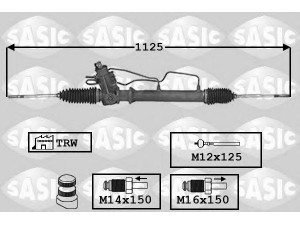 SASIC 7176035 vairo pavara 
 Vairavimas -> Vairo pavara/siurblys
490011F705, 490015F210, 490016F601
