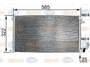 HELLA 8FC 351 038-221 kondensatorius, oro kondicionierius 
 Oro kondicionavimas -> Kondensatorius
6455.V0, 96.169.877.80