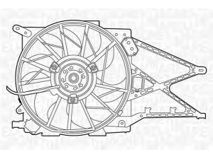 MAGNETI MARELLI 069422343010 ventiliatorius, radiatoriaus 
 Aušinimo sistema -> Oro aušinimas
1314453, 1341344