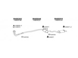 VENEPORTE 550229 išmetimo sistema 
 Išmetimo sistema -> Išmetimo sistema, visa