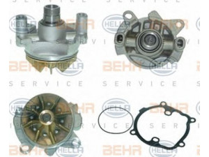 HELLA 8MP 376 801-221 vandens siurblys 
 Aušinimo sistema -> Vandens siurblys/tarpiklis -> Vandens siurblys
21010-00QAD, 44 01 595, 45 06 045