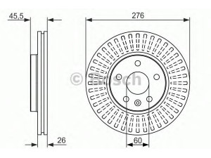 BOSCH 0 986 479 643 stabdžių diskas 
 Stabdžių sistema -> Diskinis stabdys -> Stabdžių diskas
13502 044, 13502044, 13502045, 5 69 073