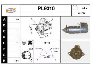 SNRA PL9310 starteris