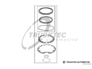TRUCKTEC AUTOMOTIVE 01.32.008 tarpiklių komplektas, rato stebulė
624 356 0080