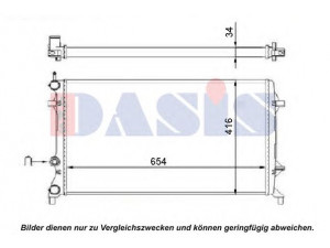 AKS DASIS 040049N radiatorius, variklio aušinimas 
 Aušinimo sistema -> Radiatorius/alyvos aušintuvas -> Radiatorius/dalys
5C0121251D, 5C0121251E
