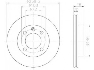 HELLA 8DD 355 100-711 stabdžių diskas 
 Stabdžių sistema -> Diskinis stabdys -> Stabdžių diskas
1604636, 1619208, 1637968, 5022655