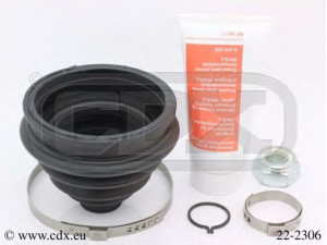 CDX 22-2306 gofruotoji membrana, kardaninis velenas 
 Ratų pavara -> Gofruotoji membrana
