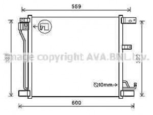AVA QUALITY COOLING DN5401 kondensatorius, oro kondicionierius