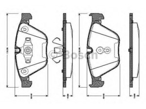 BOSCH 0 986 TB3 033 stabdžių trinkelių rinkinys, diskinis stabdys 
 Techninės priežiūros dalys -> Papildomas remontas
34 11 6 780 711, 34 11 6 790 759