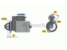 BOSCH 0 001 115 051 starteris 
 Elektros įranga -> Starterio sistema -> Starteris
006 151 44 01, A 006 151 44 01