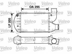 VALEO 817626 tarpinis suslėgto oro aušintuvas, kompresorius 
 Variklis -> Oro tiekimas -> Įkrovos agregatas (turbo/superįkrova) -> Tarpinis suslėgto oro aušintuvas
0060809353, 60809353, 7626413, 7626413