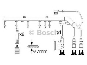 BOSCH 0 986 356 326 uždegimo laido komplektas 
 Kibirkšties / kaitinamasis uždegimas -> Uždegimo laidai/jungtys
12 12 1 714 154