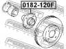 FEBEST 0182-120F rato stebulė 
 Ašies montavimas/vairavimo mechanizmas/ratai -> Rato stebulė/montavimas -> Rato stebulė
43502-02060, 43502-12140